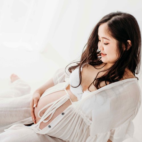 A maternity photoshoot near Jesmond, Newcastle Upon Tyne