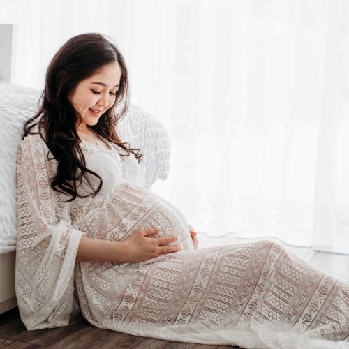 A maternity photoshoot near Jesmond, Newcastle Upon Tyne